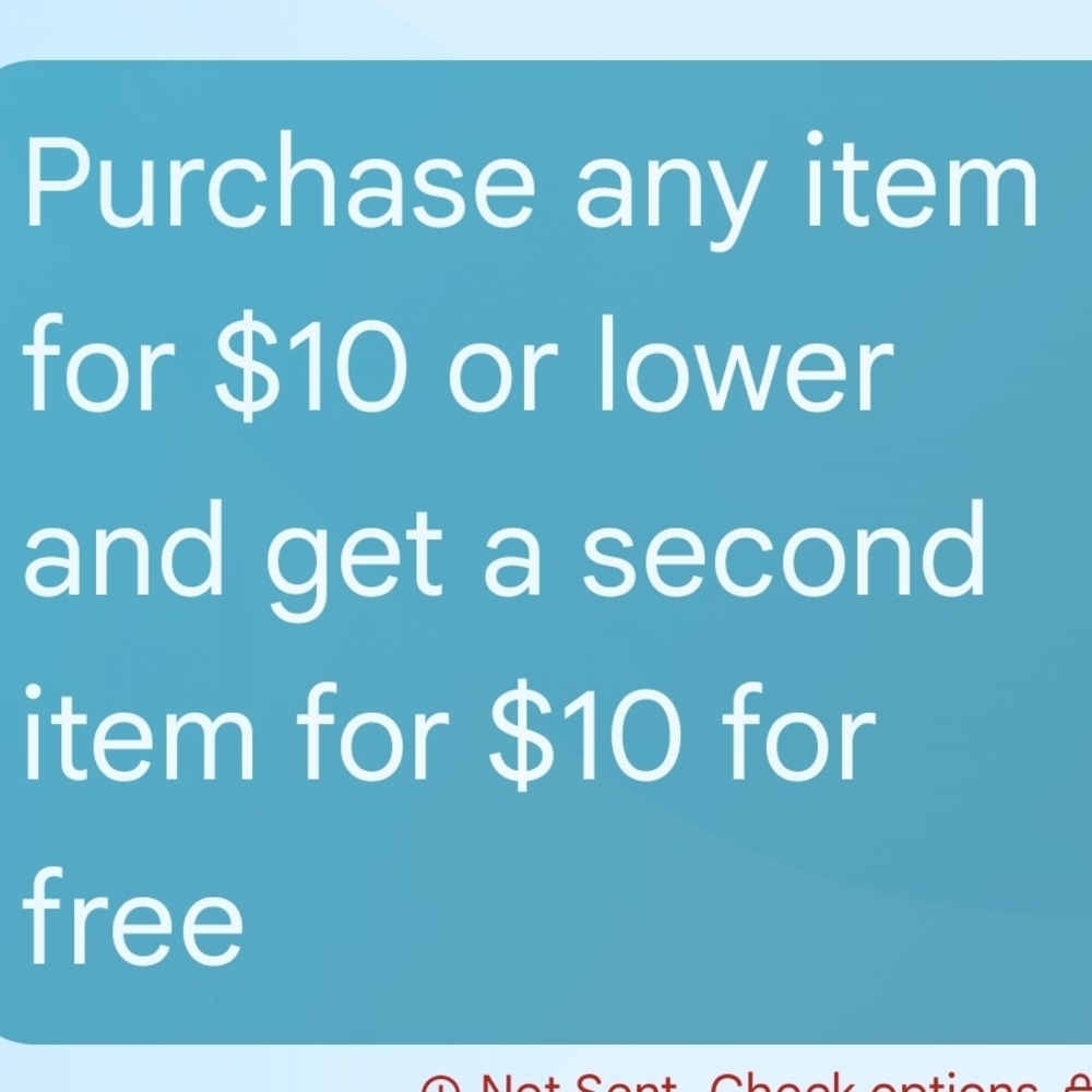 Promotional Offer Sign
